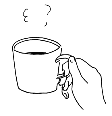 right scribble drawing
