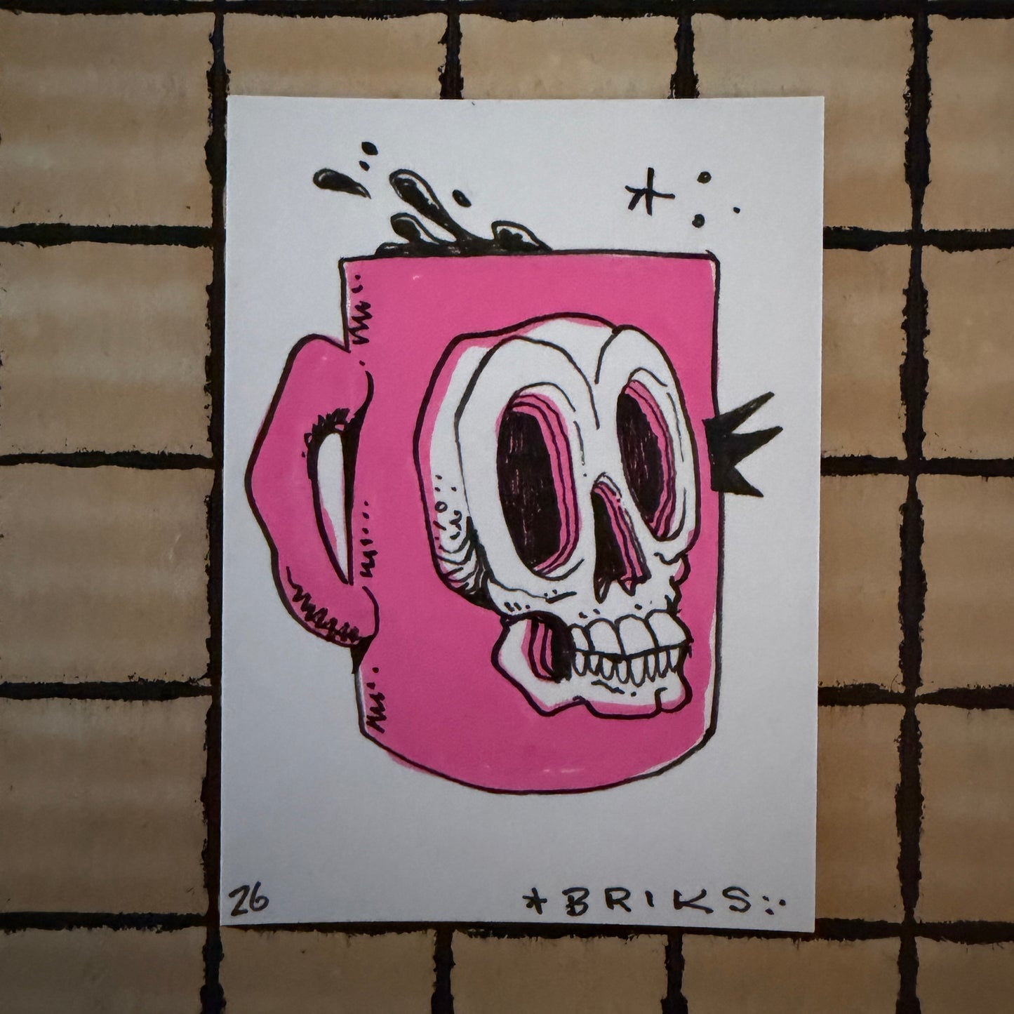 BRIKS Original ACEO Art Card