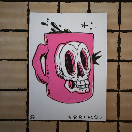 BRIKS Original ACEO Art Card