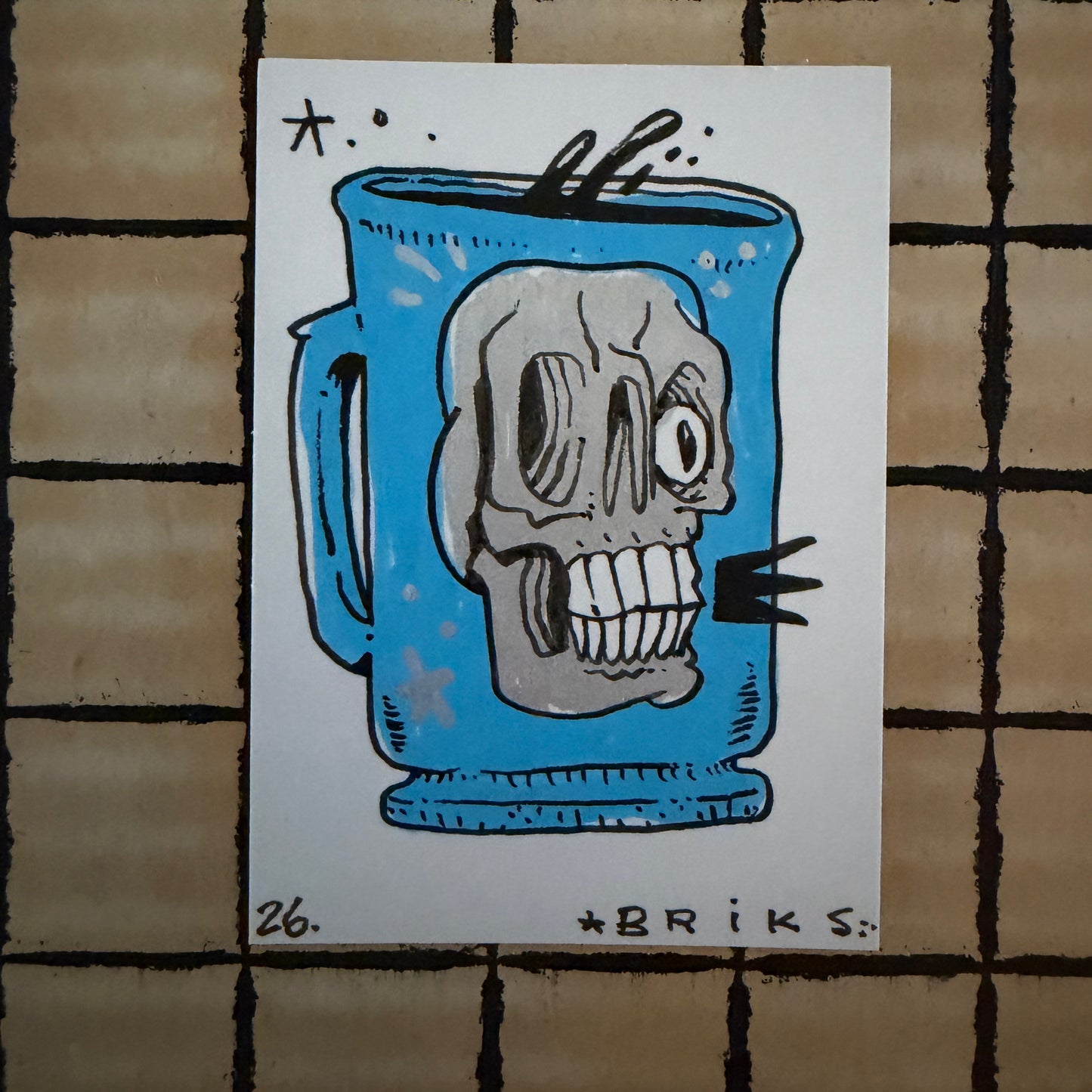 BRIKS Original ACEO Art Card