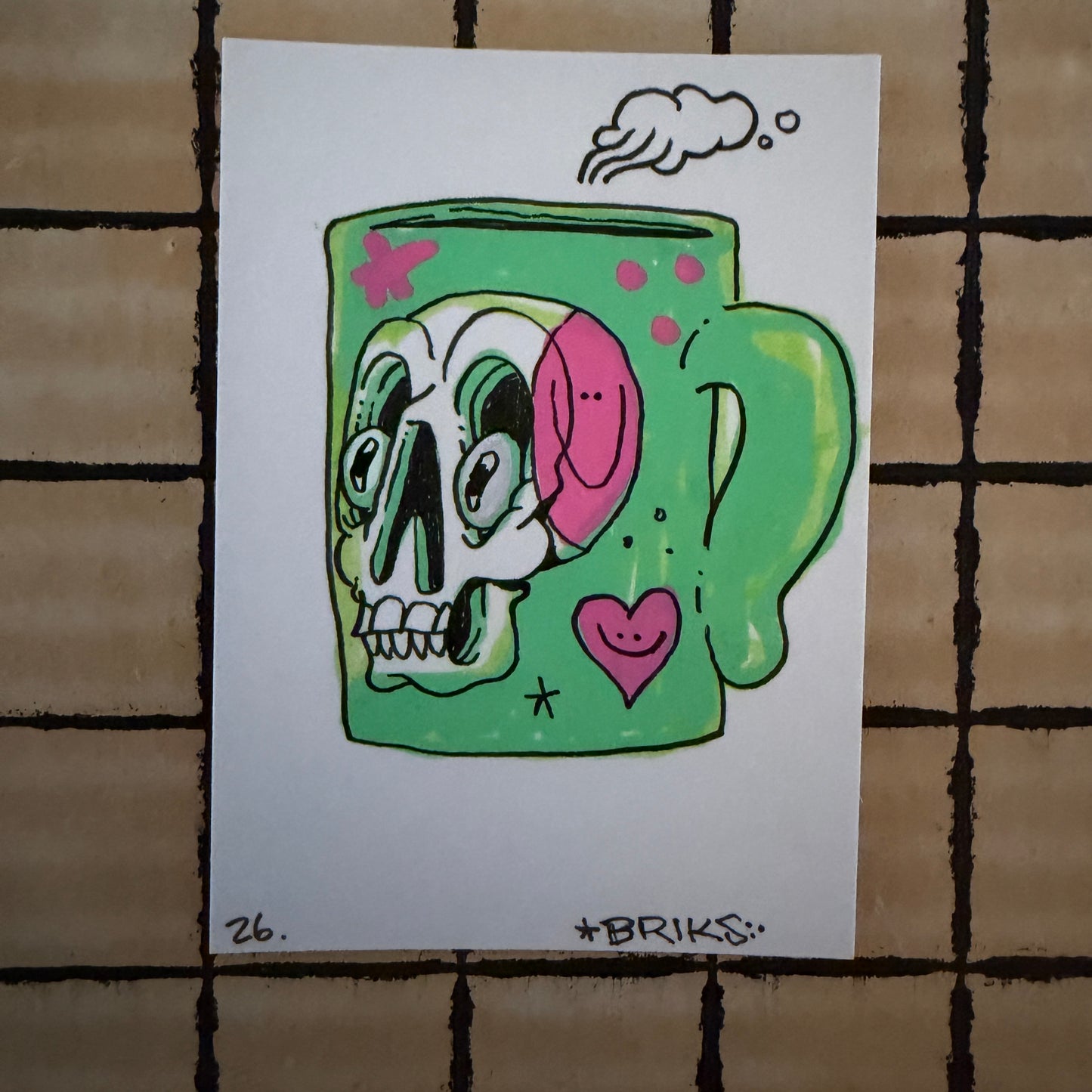 BRIKS Original ACEO Art Card