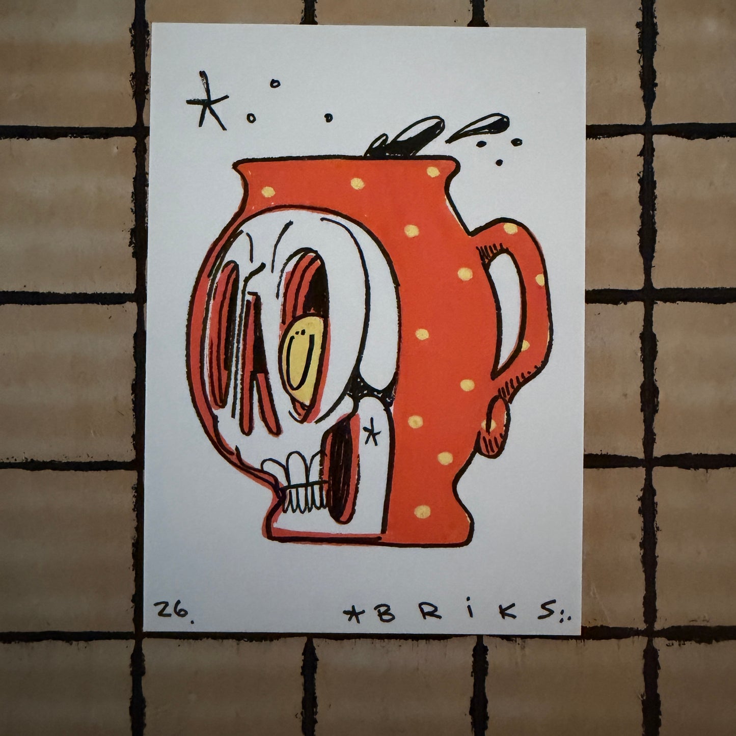 BRIKS Original ACEO Art Card