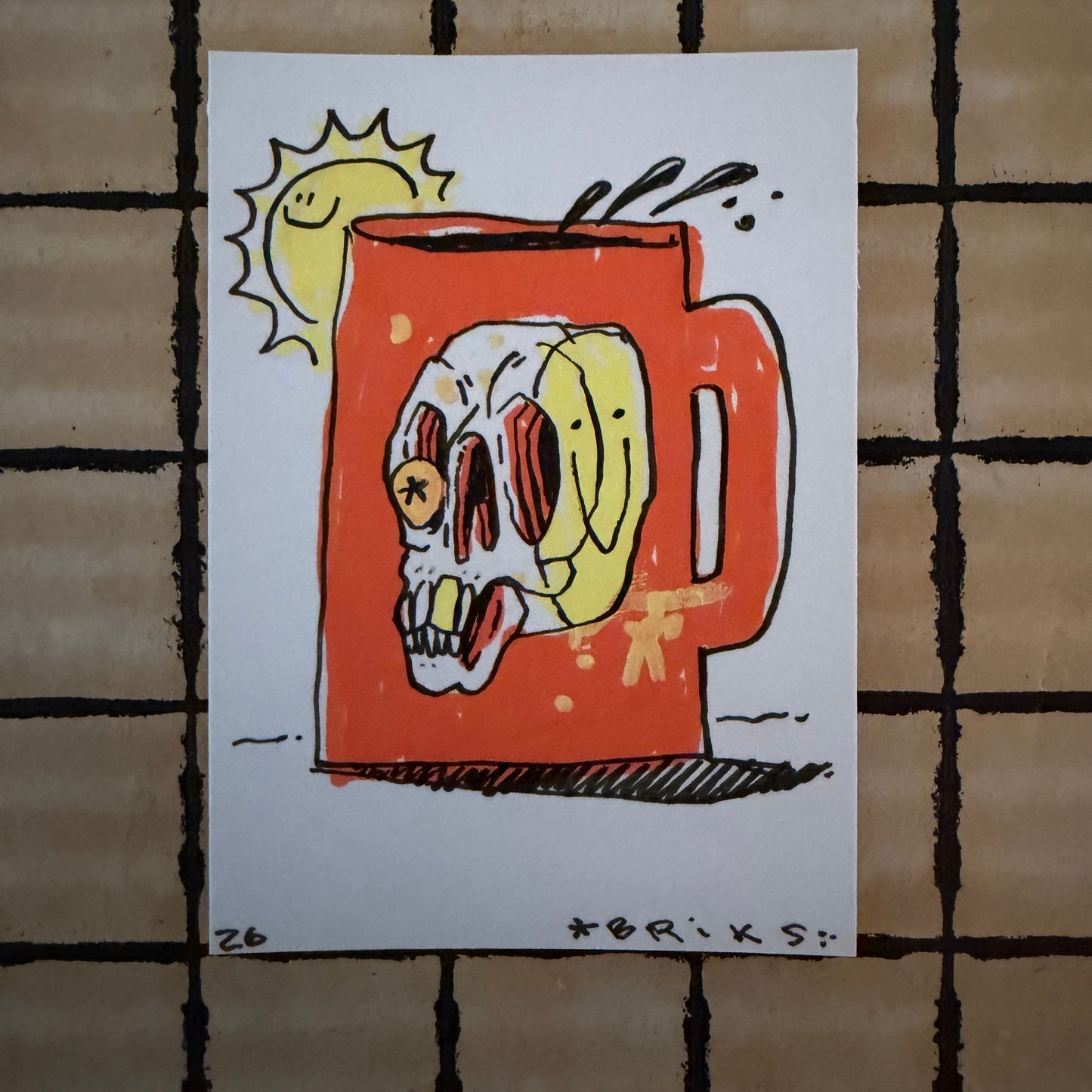 BRIKS Original ACEO Art Card