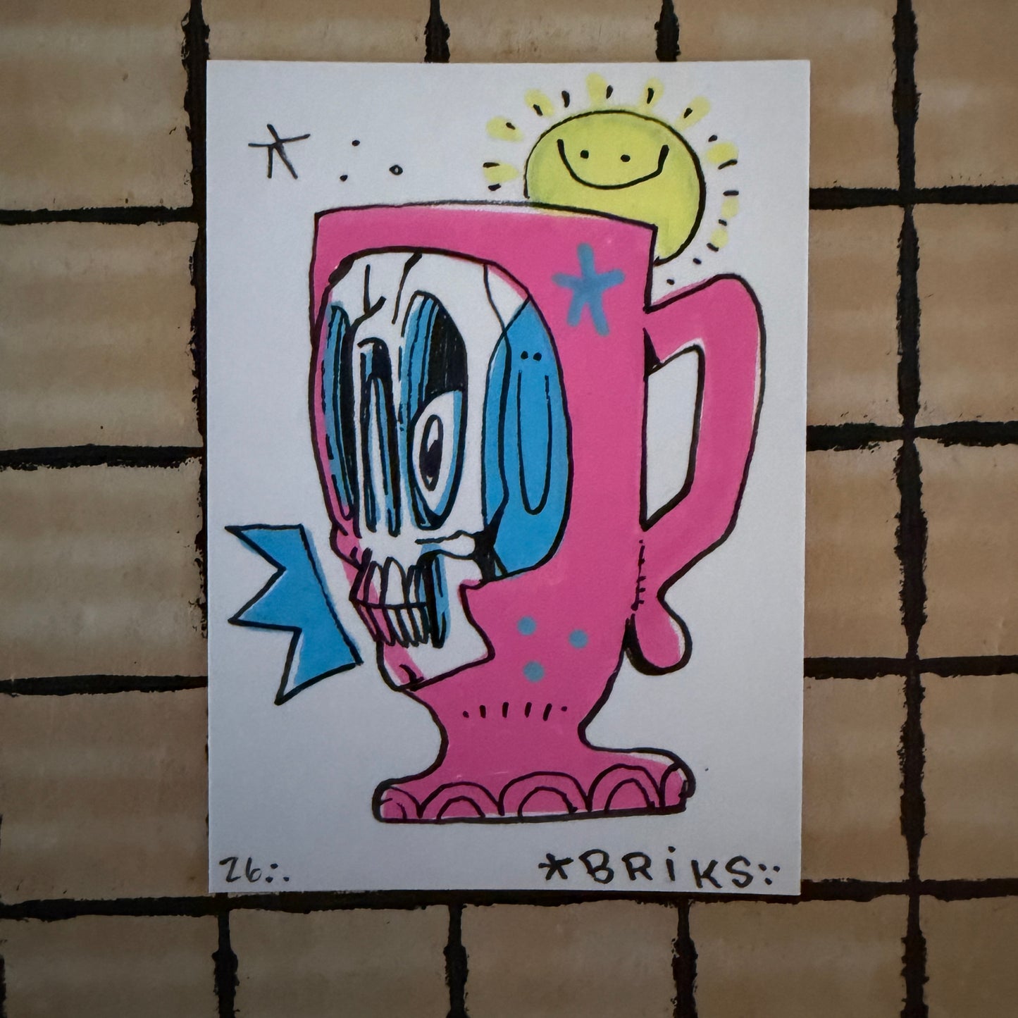 BRIKS Original ACEO Art Card