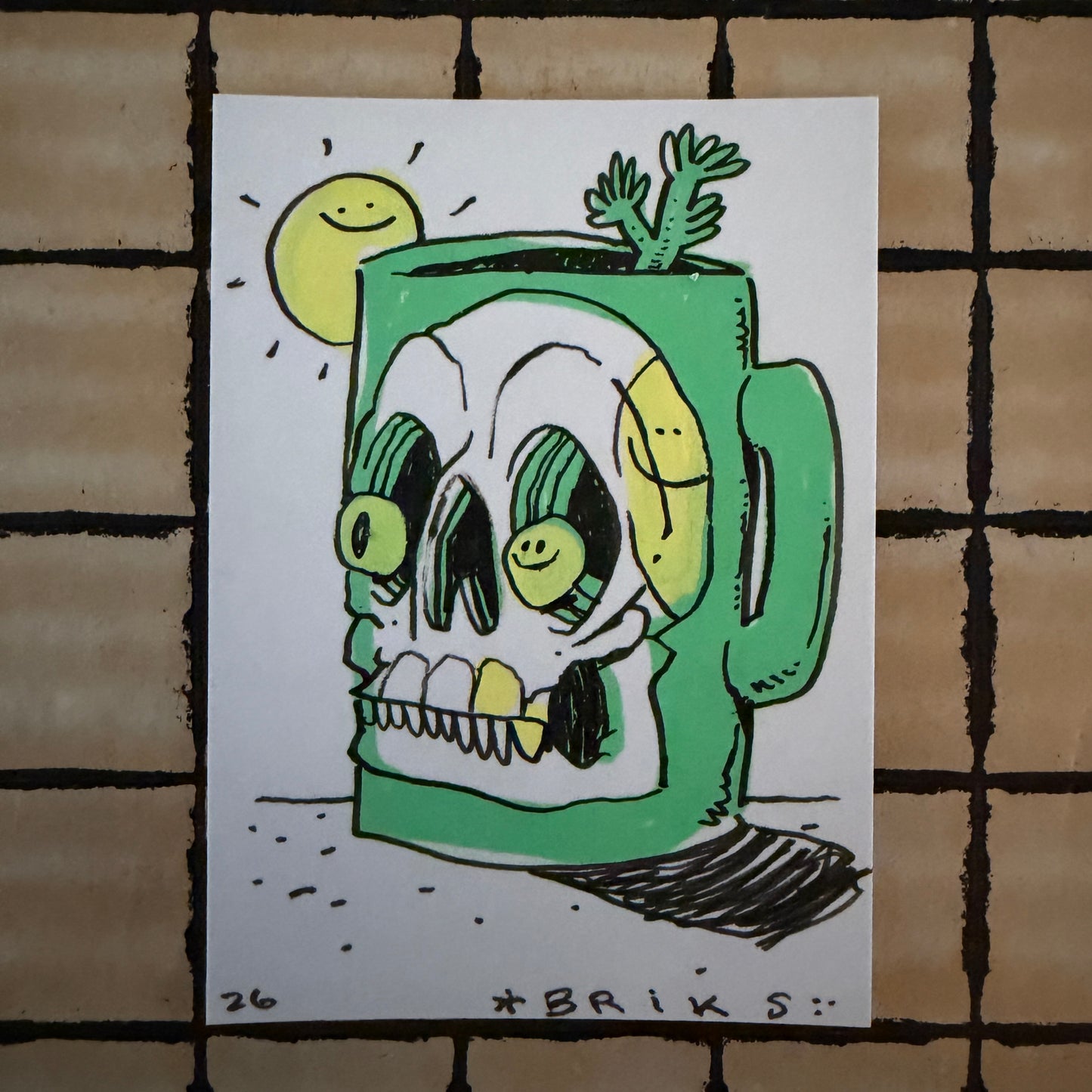 BRIKS Original ACEO Art Card