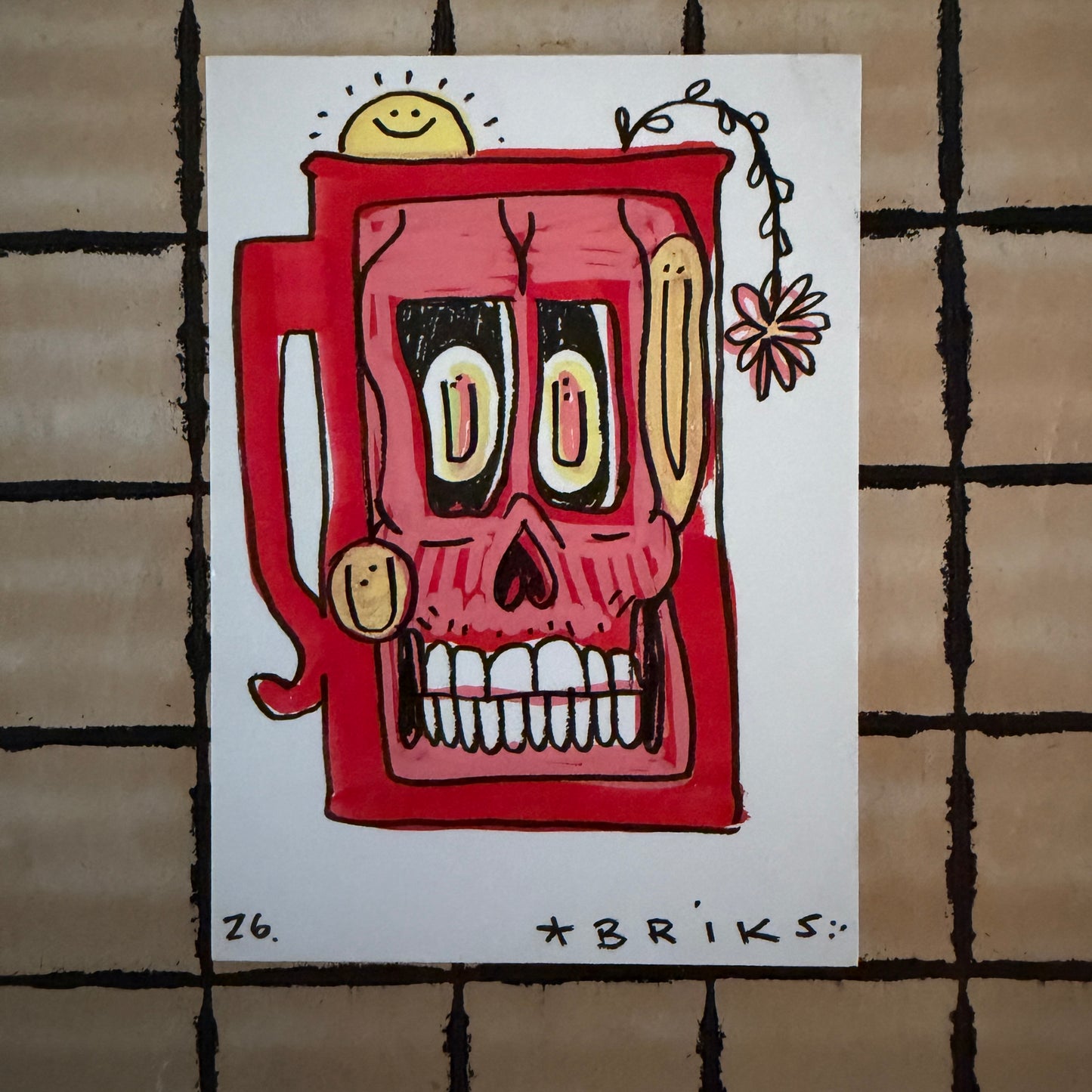 BRIKS Original ACEO Art Card