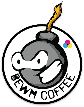 bewm coffee sticker