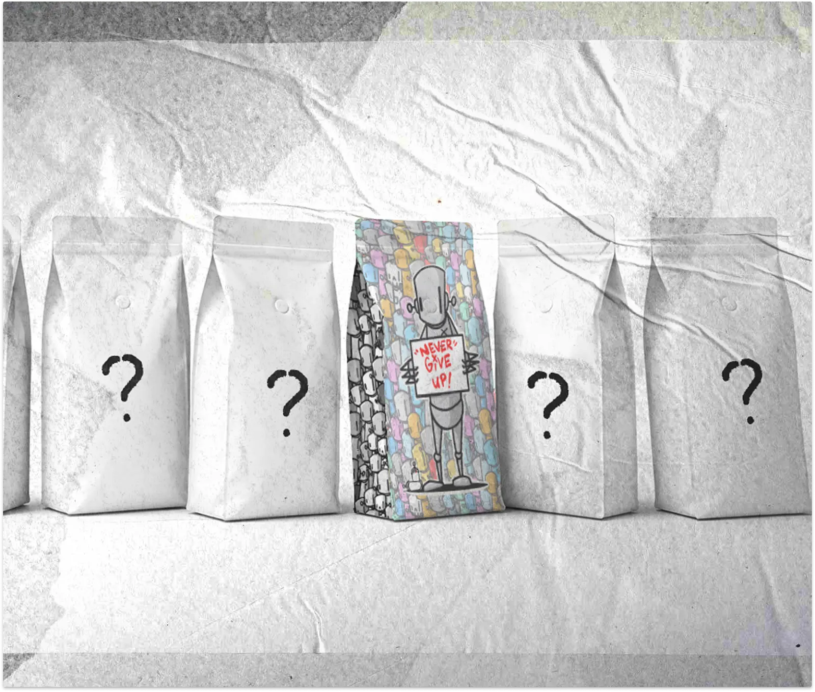 A group photo of street artists